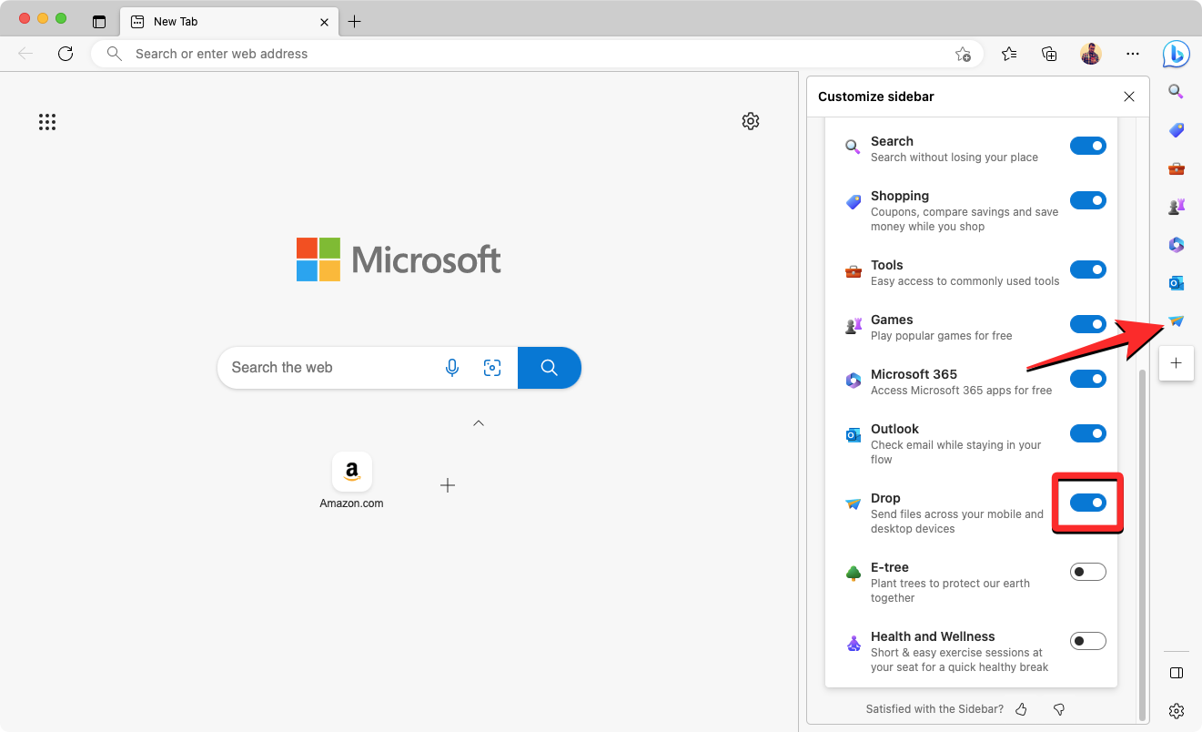 Microsoft Edge Drop を使用してファイルを転送する方法 [2023]