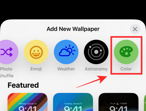 如何在 iOS 16 上的 iPhone 上創建純色鎖屏