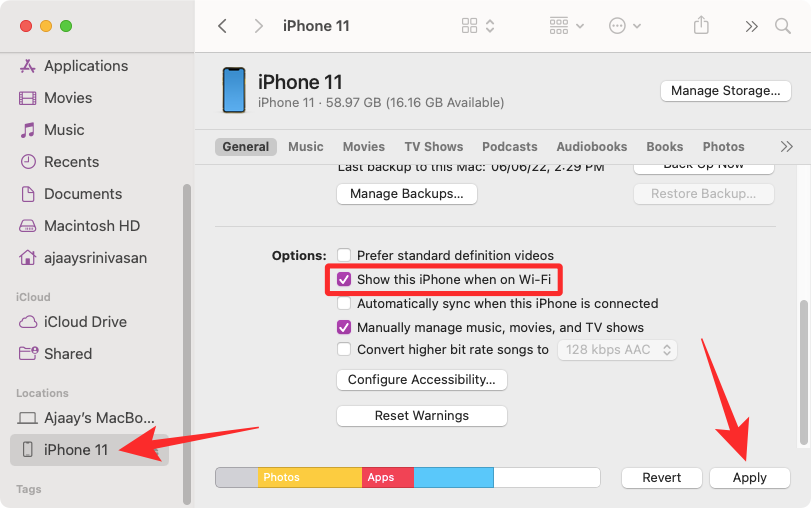 วิธีคัดลอกข้อมูลสำรอง iPhone ของคุณไปยัง HDD ภายนอก