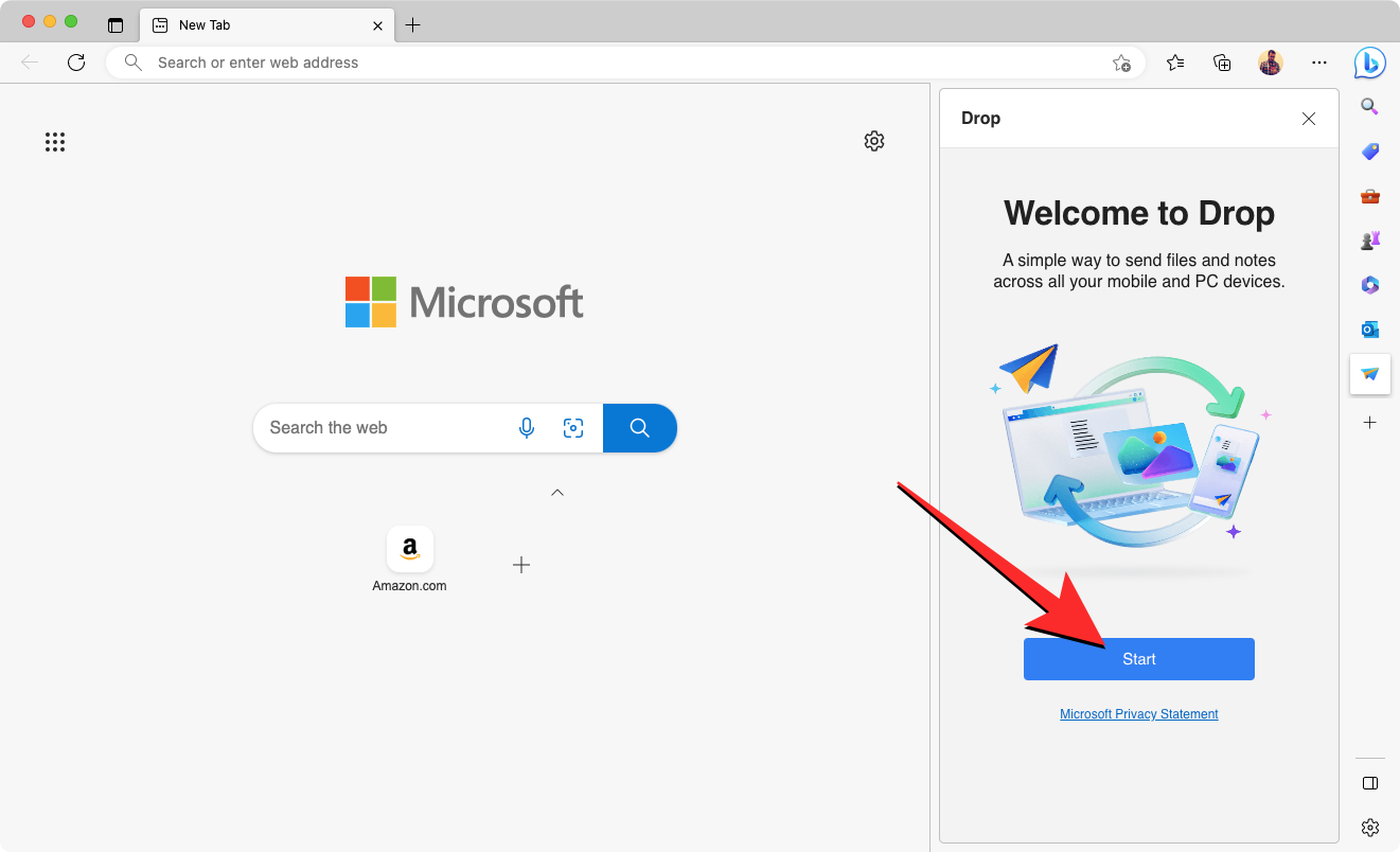 Microsoft Edge Drop を使用してファイルを転送する方法 [2023]