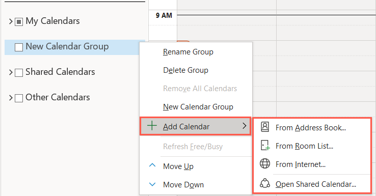 Comment créer un groupe de calendriers dans Microsoft Outlook