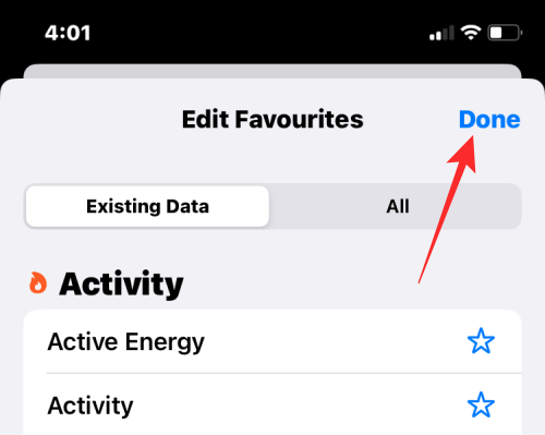 Comment supprimer les favoris dans Santé sur iPhone