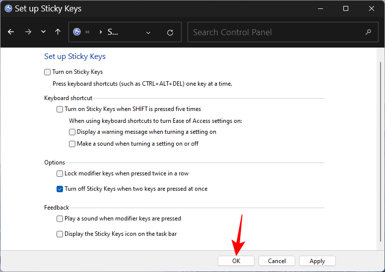 So deaktivieren Sie Sticky Keys dauerhaft unter Windows 11 [2023]