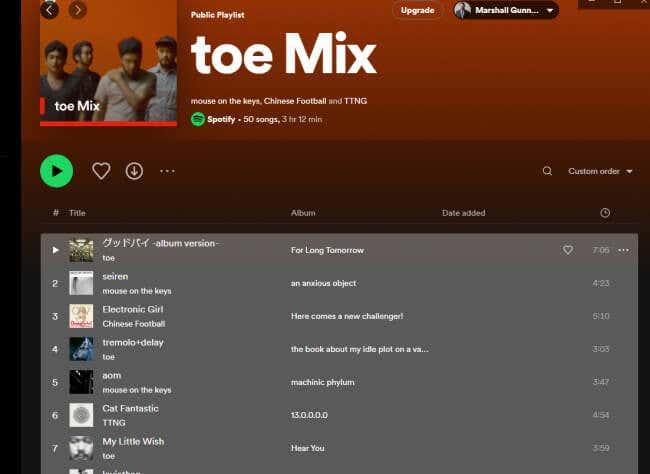 Comment copier une liste de lecture Spotify