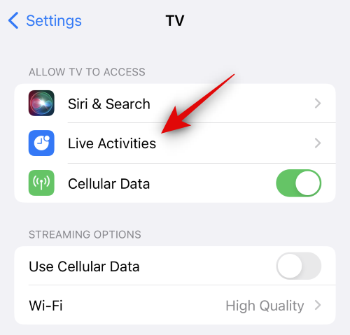 So deaktivieren Sie Live-Aktivitäten in der Apple TV App auf dem iPhone