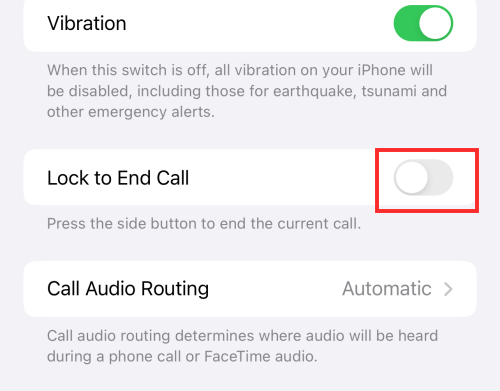 Comment empêcher le bouton latéral de mettre fin aux appels sur iPhone sous iOS 16