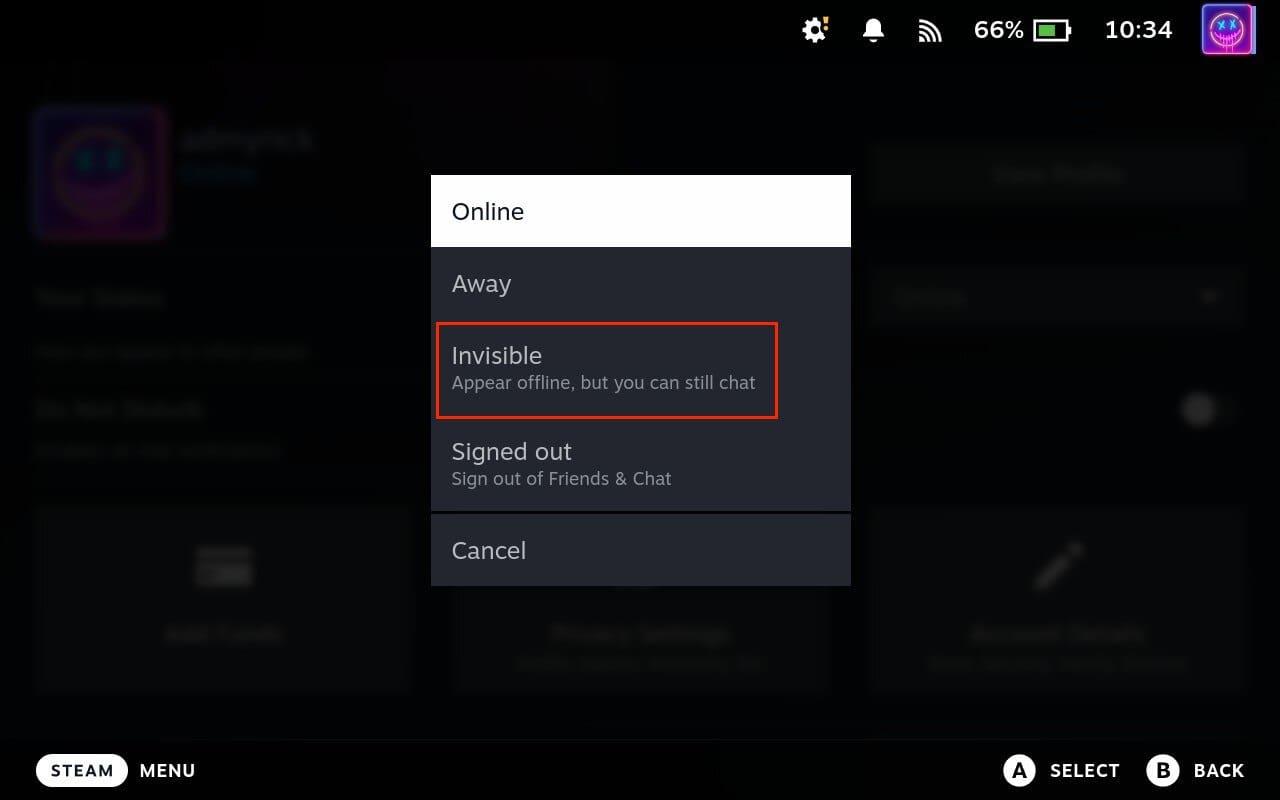 How to Show as Offline in Steam