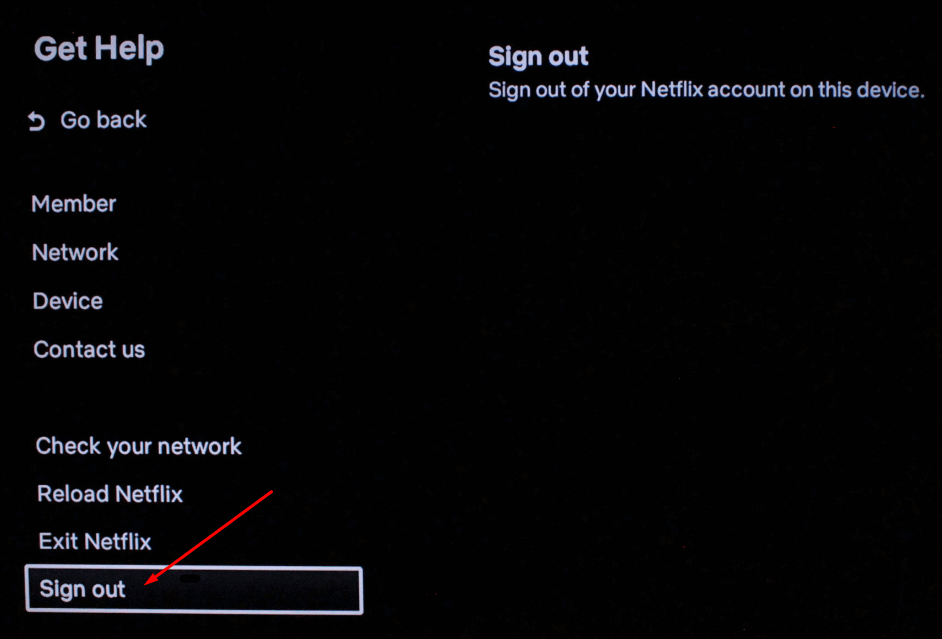 So melden Sie sich auf Ihrem Fernseher von Netflix ab