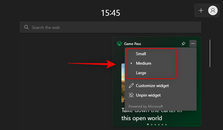 Windows 11 で Game Pass ウィジェットを有効にして使用する方法