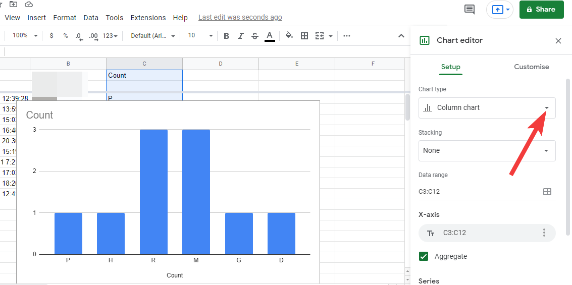 Comment créer un graphique à secteurs sur Google Forms