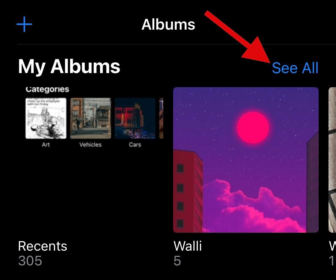 Comment supprimer des albums vides sur iPhone