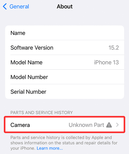 設定アプリでiPhoneの修理履歴を確認する方法