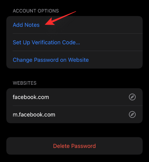 如何在 iPhone 上為保存的密碼添加註釋