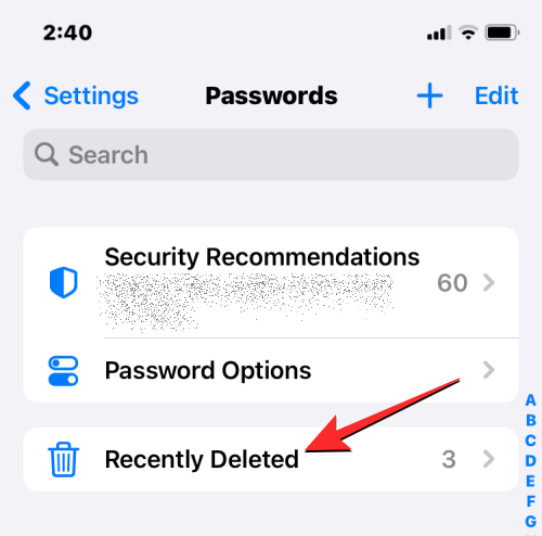 iOS 17のiPhoneで削除されたパスワードを回復する方法