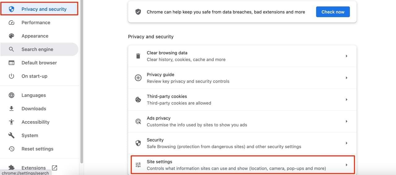 Google Chromeの位置情報プロンプトを防ぐ方法