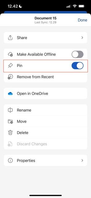 วิธีปักหมุดเอกสารของคุณใน Microsoft Office