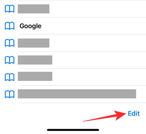 So entfernen Sie Favoriten aus Safari auf dem iPhone