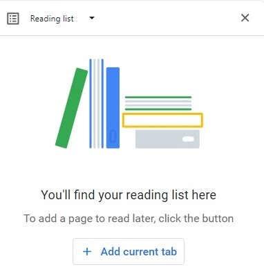 So entfernen Sie die Leseliste aus der Lesezeichenleiste von Google Chrome