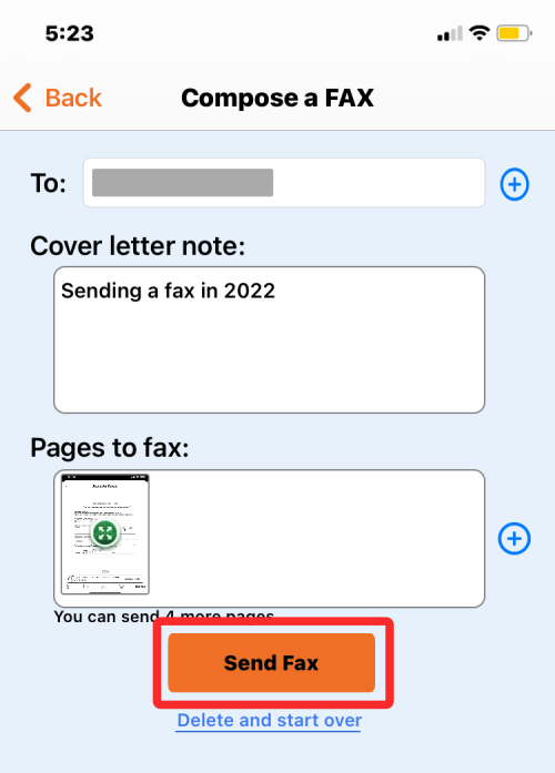 Comment envoyer un fax depuis un iPhone