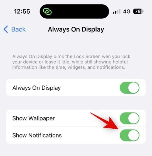 So deaktivieren Sie Hintergrundbilder und Benachrichtigungen im Always-on-Display auf dem iPhone