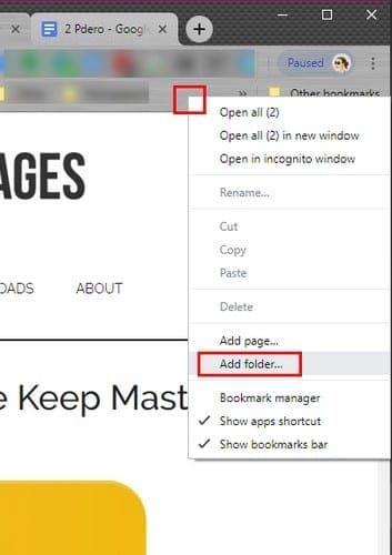 How to Manage Bookmarks in Google Chrome