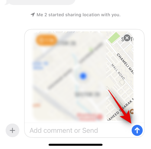 iOS 17 でメッセージを使用して位置情報を共有し、管理する方法