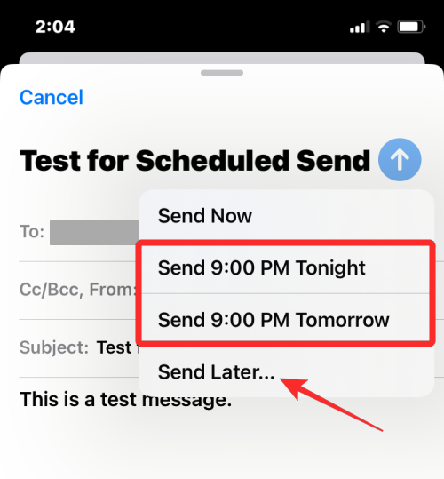 Comment planifier un e-mail sur Apple Mail sur iOS 16