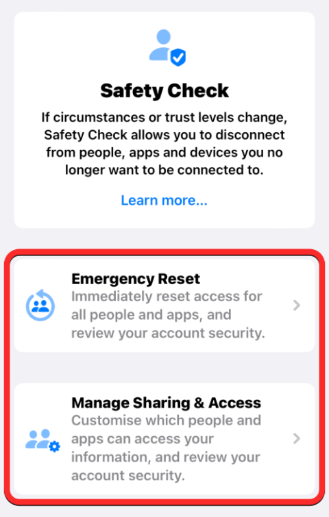 การตรวจสอบความปลอดภัยบน iOS 16: ทุกสิ่งที่คุณต้องรู้
