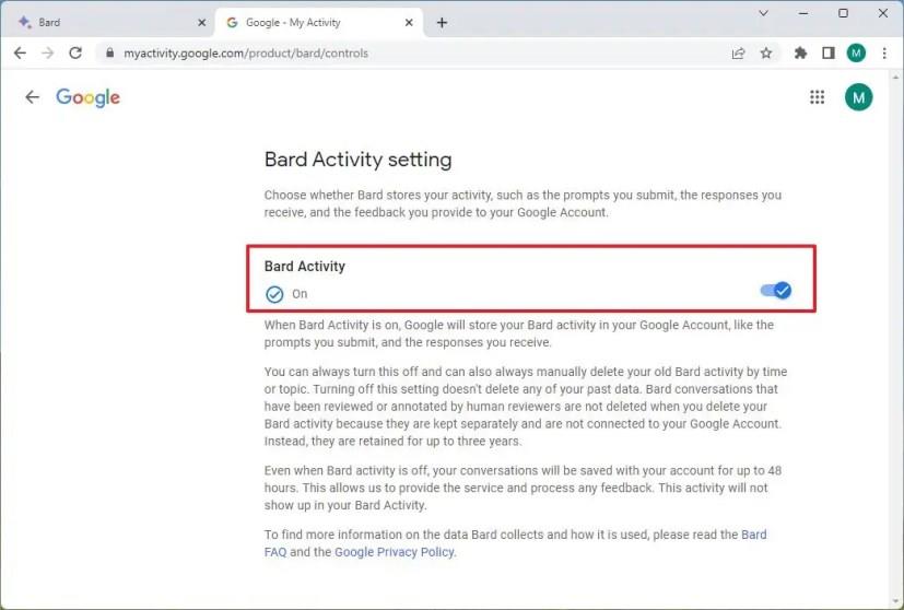 Google Bard AI 활동 기록을 지우는 방법