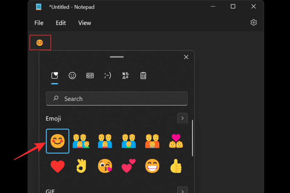 So verwenden Sie Emojis in Windows 11 mithilfe von Tastaturkürzeln