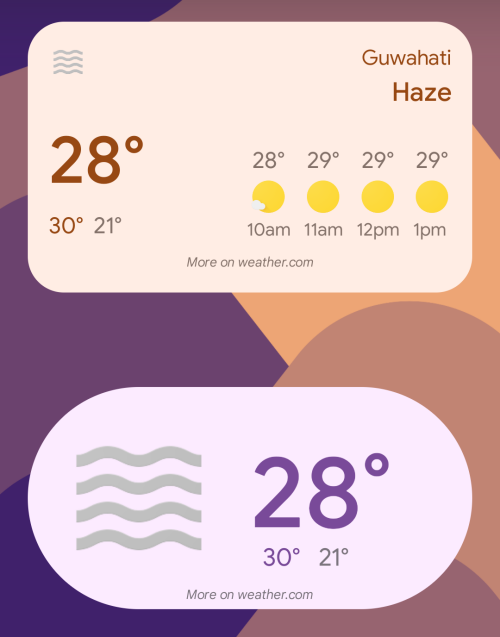 So fügen Sie das Wetter-Widget „Material You“ auf Android 12 hinzu