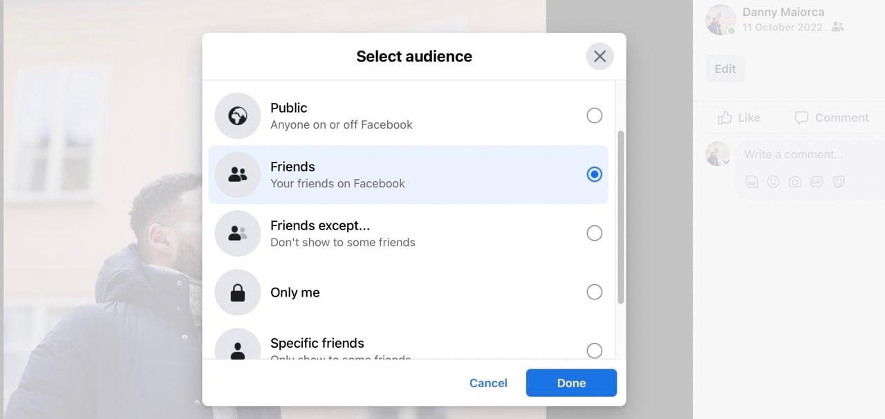 デスクトップまたはラップトップで Facebook のプライバシー設定を変更する方法