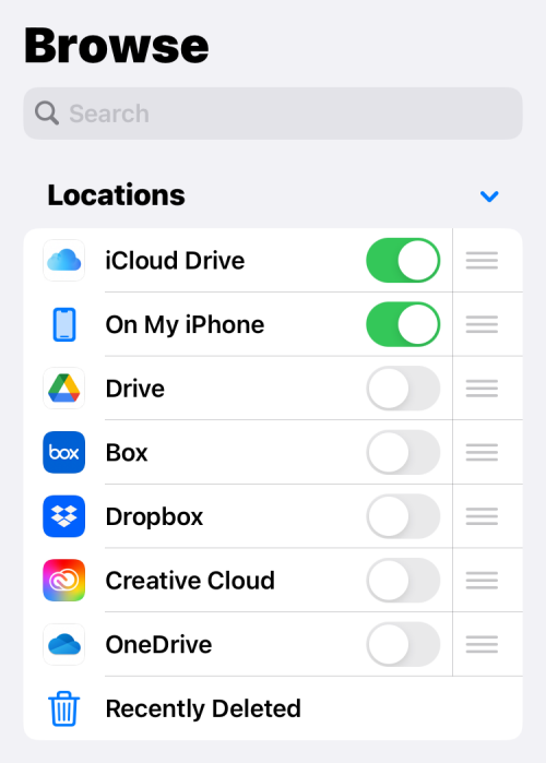 So fügen Sie Google Drive, OneDrive und DropBox zur Dateien-App auf dem iPhone hinzu