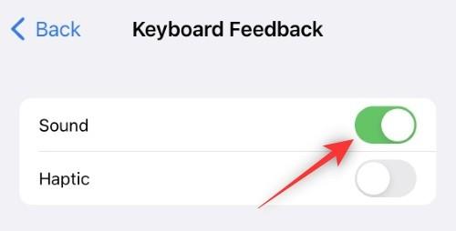 iPhoneのキーボードの振動を有効または無効にする方法