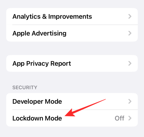 Comment activer le mode de verrouillage sur iOS 16