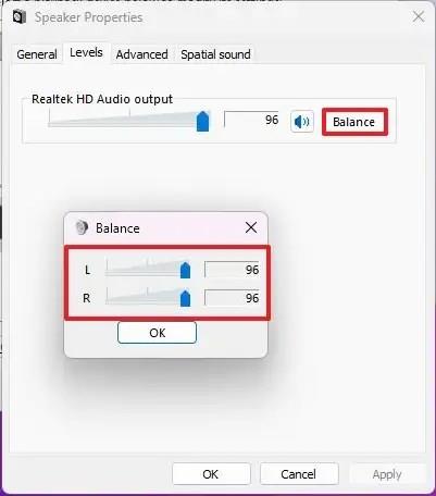 So ändern Sie die Audio-Balance-Pegel unter Windows 11