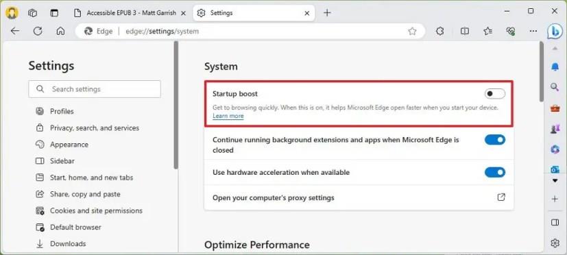 Microsoft EdgeでEPUBリーダーを有効にする方法