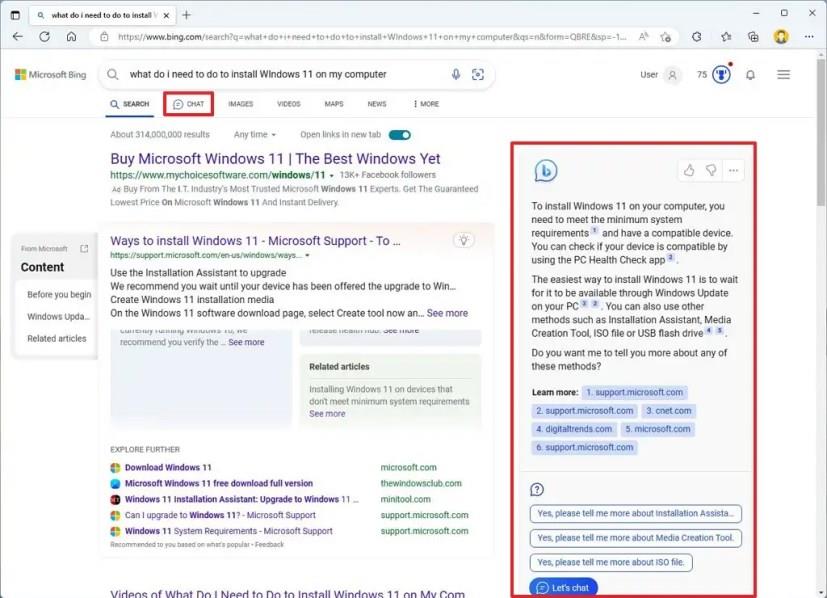 So verwenden Sie die neue Bing-KI mit ChatGPT