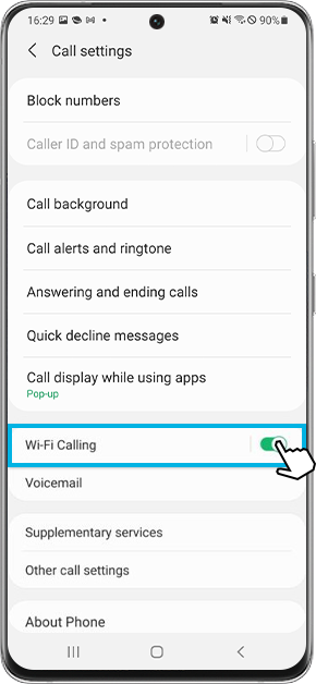 วิธีปิดการโทรด้วย WiFi บน Android [Samsung, Oneplus และอีกมากมาย]