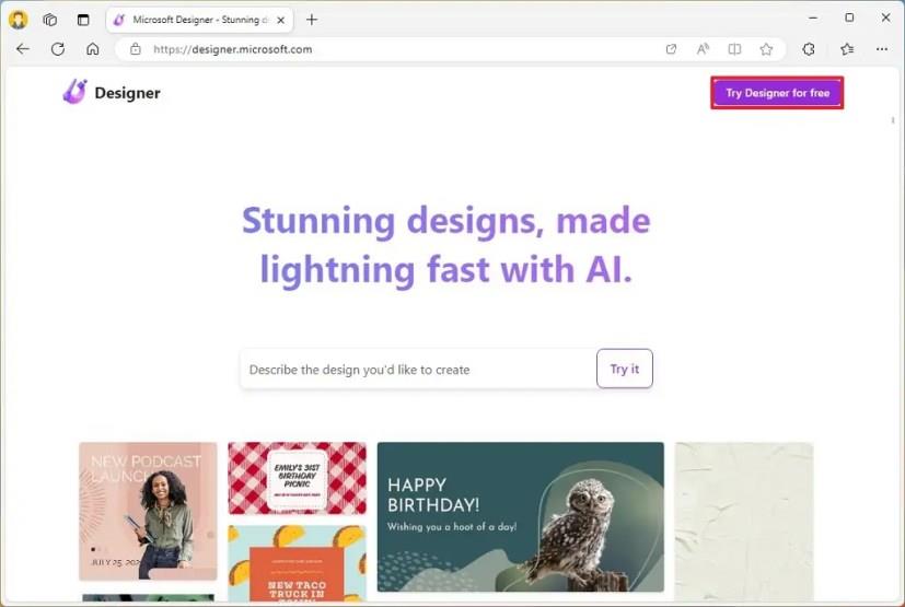 Microsoft Designer를 사용하여 그래픽을 만드는 방법