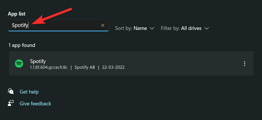 So deinstallieren Sie Spotify unter Windows 11