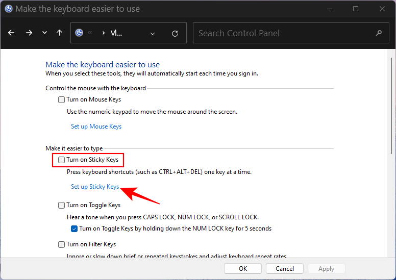 So deaktivieren Sie Sticky Keys dauerhaft unter Windows 11 [2023]