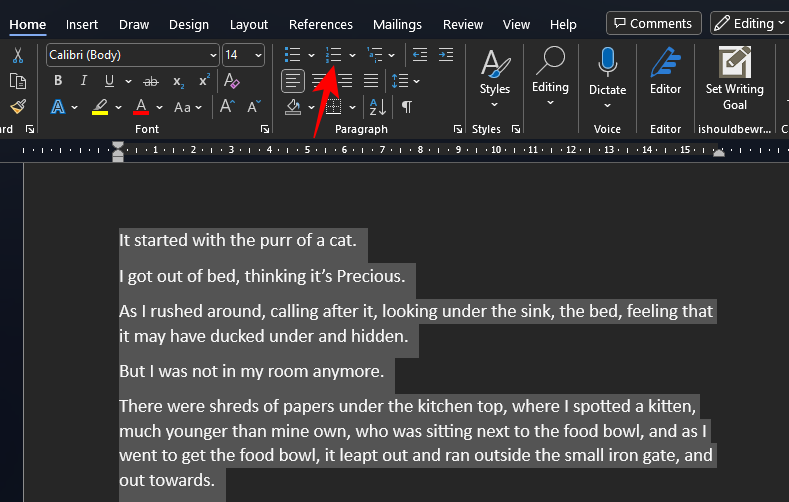 Comment numéroter des lignes, des paragraphes et des phrases dans MS Word [2023]