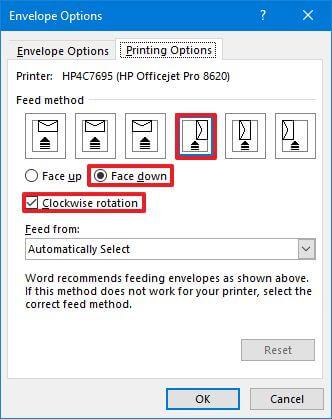 Microsoft Word에서 봉투를 인쇄하는 방법