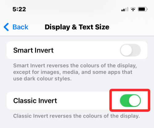 iPhoneの写真を一時的または永続的に色を反転する方法