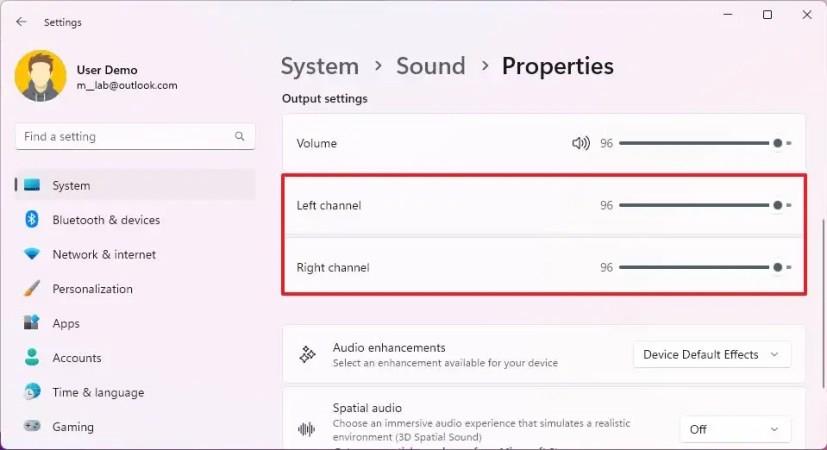 So ändern Sie die Audio-Balance-Pegel unter Windows 11