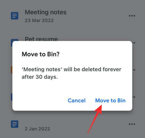 So löschen Sie Dateien von Google Drive auf dem iPhone