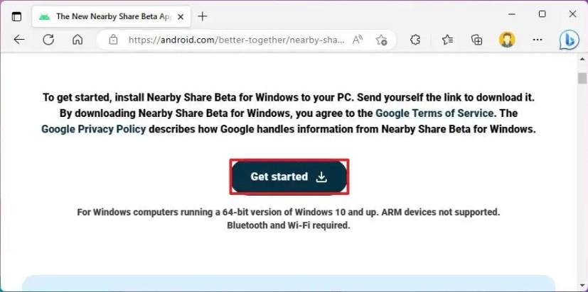 Android と Windows 11 間で Google Nearby Share を使用する方法