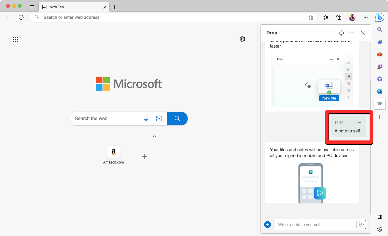 Microsoft Edge Drop을 사용하여 파일을 전송하는 방법 [2023]