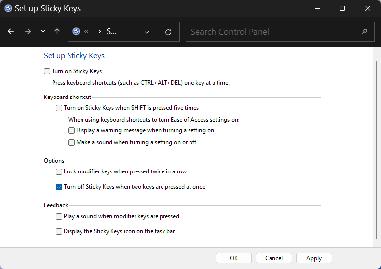 So deaktivieren Sie Sticky Keys dauerhaft unter Windows 11 [2023]